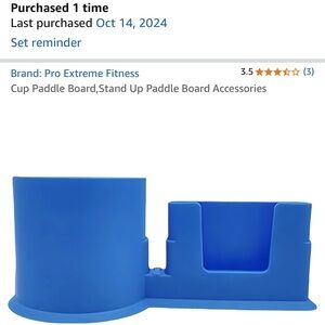 Blue Paddle Board Cup Holder